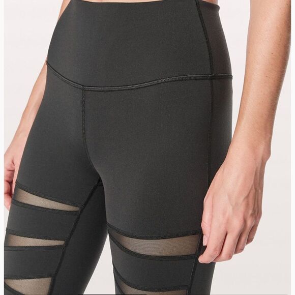 Lululemon high waist leggings mesh tech leggings - Picture 3 of 7